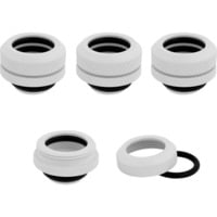Corsair CX-9052013-WW parte e accessorio del sistema di raffreddamento del computer Guarnizione, Connessione bianco, Guarnizione, Ottone, Bianco, 1/4", 1,4 cm, Liquido
