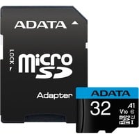 ADATA 32GB, microSDHC, Class 10 UHS-I Classe 10, Scheda di memoria microSDHC, Class 10, 32 GB, MicroSDHC, Classe 10, UHS-I, 85 MB/s, 25 MB/s