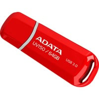 ADATA 64GB DashDrive UV150 unità flash USB USB tipo A 3.2 Gen 1 (3.1 Gen 1) Rosso, Chiavetta USB rosso, 64 GB, USB tipo A, 3.2 Gen 1 (3.1 Gen 1), Cuffia, 9 g, Rosso