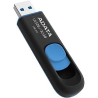 ADATA DashDrive UV128 32GB unità flash USB USB tipo A 3.2 Gen 1 (3.1 Gen 1) Nero, Blu, Chiavetta USB Nero/Blu, 32 GB, USB tipo A, 3.2 Gen 1 (3.1 Gen 1), Lamina di scorrimento, 10 g, Nero, Blu