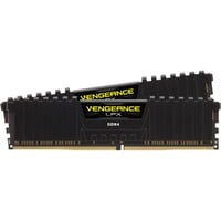 Corsair Vengeance LPX 16GB DDR4 2400MHz RAM, Memoria Nero, Nero, CMK16GX4M2A2400C16, Vengeance LPX