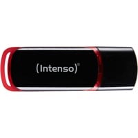Intenso 16GB USB2.0 unità flash USB USB tipo A 2.0 Nero, Rosso, Chiavetta USB Nero/Rosso, 16 GB, USB tipo A, 2.0, 28 MB/s, Cuffia, Nero, Rosso