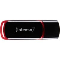 Intenso 32GB USB2.0 unità flash USB USB tipo A 2.0 Nero, Rosso, Chiavetta USB Nero/Rosso, 32 GB, USB tipo A, 2.0, 28 MB/s, Cuffia, Nero, Rosso