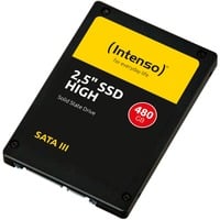 Intenso High 2.5" 480 GB Serial ATA III, Disco a stato solido 480 GB, 2.5", 520 MB/s, 6 Gbit/s
