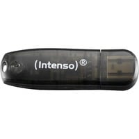 Intenso Rainbow Line unità flash USB 16 GB USB tipo A 2.0 Nero, Chiavetta USB Nero, 16 GB, USB tipo A, 2.0, 28 MB/s, Cuffia, Nero
