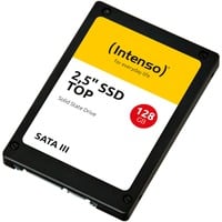 Intenso Top 2.5" 128 GB Serial ATA III MLC, Disco a stato solido Nero, 128 GB, 2.5", 550 MB/s, 6 Gbit/s, Bulk