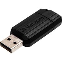 Verbatim PinStripe 3.0 - Memoria USB 3.0 da 16 GB  - Nero, Chiavetta USB Nero, 16 GB, USB tipo A, 3.2 Gen 1 (3.1 Gen 1), Lamina di scorrimento, 7 g, Nero