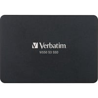 Verbatim Vi550 S3 SSD 128GB, Disco a stato solido Nero, 128 GB, 2.5", 520 MB/s, 6 Gbit/s