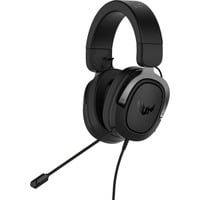 ASUS TUF Gaming H3 Auricolare Cablato A Padiglione Nero, Grigio, Cuffia da gioco canna di fucile, Cablato, Gaming, 20 - 20000 Hz, 294 g, Auricolare, Nero, Grigio