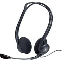 Logitech 960 Auricolare Cablato A Padiglione Musica e Chiamate USB tipo A Nero, Headset Nero, Cablato, 100 - 1000 Hz, Musica e Chiamate, 120 g, Auricolare, Nero, Vendita al dettaglio