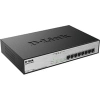 D-Link DGS-1008MP switch di rete Non gestito Gigabit Ethernet (10/100/1000) Supporto Power over Ethernet (PoE) 1U Nero, Interruttore Non gestito, Gigabit Ethernet (10/100/1000), Full duplex, Supporto Power over Ethernet (PoE), Montaggio rack, 1U
