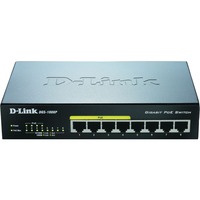 D-Link DGS-1008P/E switch di rete Non gestito L2 Gigabit Ethernet (10/100/1000) Supporto Power over Ethernet (PoE) Desktop Nero, Interruttore Nero, Non gestito, L2, Gigabit Ethernet (10/100/1000), Full duplex, Supporto Power over Ethernet (PoE), Desktop