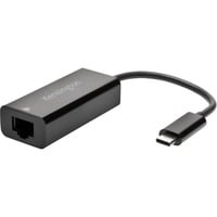 Kensington CA1100E: Adattatore da USB-C a Ethernet Nero, Cablato, USB tipo-C, Ethernet, Nero