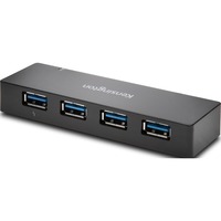 Kensington Hub a 4 porte USB 3.0 con funzionalità di ricarica UH4000C, Hub USB Nero, Windows XP or above; macOS 10.6 or above, 1 pz, 126 mm, 136 mm, 44 mm