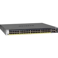 Netgear M4300-52G-PoE+ 550W PSU Gestito L2/L3/L4 Gigabit Ethernet (10/100/1000) Supporto Power over Ethernet (PoE) 1U Nero, Interruttore Gestito, L2/L3/L4, Gigabit Ethernet (10/100/1000), Supporto Power over Ethernet (PoE), Montaggio rack, 1U