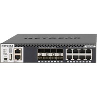 Netgear XSM4316S Gestito L3 10G Ethernet (100/1000/10000) 1U Nero, Interruttore Gestito, L3, 10G Ethernet (100/1000/10000), Montaggio rack, 1U