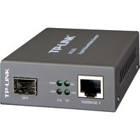 TP-Link Media Converter Gigabit Ethernet (LC,multi/single-mode), Convertitore grigio, multi/single-mode), 1000 Mbit/s, IEEE 802.1ab, IEEE 802.3i, IEEE 802.3u, IEEE 802.3z, Gigabit Ethernet, 1000 Mbit/s, UTP 5e, 5, 10000 m