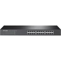 TP-Link TL-SF1024 Non gestito Fast Ethernet (10/100) 1U Grigio, Interruttore Nero, Non gestito, Fast Ethernet (10/100), Full duplex, Montaggio rack, 1U