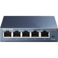 TP-Link TL-SG105 Non gestito Gigabit Ethernet (10/100/1000) Nero, Interruttore grigio, Non gestito, Gigabit Ethernet (10/100/1000), Full duplex