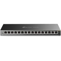 TP-Link TL-SG116E Non gestito L2 Gigabit Ethernet (10/100/1000) Nero, Interruttore Nero, Non gestito, L2, Gigabit Ethernet (10/100/1000), Full duplex