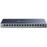 TP-Link TL-SG116 Non gestito Gigabit Ethernet (10/100/1000) Nero, Interruttore Non gestito, Gigabit Ethernet (10/100/1000), Full duplex