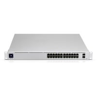 Ubiquiti UniFi Pro 24-Port PoE Gestito L2/L3 Gigabit Ethernet (10/100/1000) Supporto Power over Ethernet (PoE) 1U Argento, Interruttore grigio, Gestito, L2/L3, Gigabit Ethernet (10/100/1000), Supporto Power over Ethernet (PoE), Montaggio rack, 1U