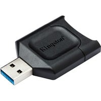 Kingston MobileLite Plus lettore di schede USB 3.2 Gen 1 (3.1 Gen 1) Type-A Nero Nero, SD, Nero, USB 3.2 Gen 1 (3.1 Gen 1) Type-A, 51,8 mm, 33,5 mm, 9 mm