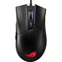 ASUS ROG Gladius II Core mouse Gaming Mano destra USB tipo A Ottico 6200 DPI, Mouse da gioco Nero, Mano destra, Ottico, USB tipo A, 6200 DPI, Nero