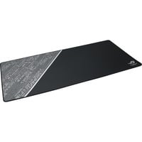 ASUS ROG Sheath BLK LTD Tappetino per mouse per gioco da computer Nero, Grigio, Bianco, Gioco mouse pad Nero/grigio, Nero, Grigio, Bianco, Tessuto, Gomma, Barra appoggiaferro antiscivolo, Tappetino per mouse per gioco da computer