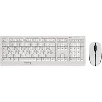 CHERRY B.UNLIMITED 3.0 tastiera Mouse incluso Ufficio RF Wireless Tedesco Grigio, Set desktop bianco, Full-size (100%), Wireless, RF Wireless, Interruttore a chiave meccanica, Grigio, Mouse incluso