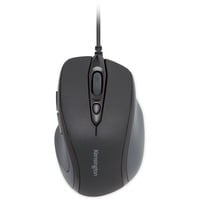 Kensington Mouse Pro Fit di medie dimensioni con cavo Nero, Ottico, Nero