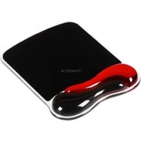 Kensington Mouse pad in Duo Gel, Tappetino per mouse Nero/Rosso, Nero, Rosso