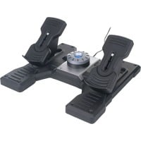 Logitech Flight Rudder Pedals Nero, Argento USB 2.0 Simulazione di Volo Analogico/Digitale PC, Pedali Simulazione di Volo, PC, Analogico/Digitale, Cablato, USB 2.0, Nero, Argento