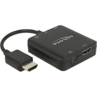 DeLOCK 62784 convertitore audio Nero, Adattatore Nero, Micro-USB B, 16 / 20 / 24 bit, 32 / 44.1 / 48 / 88.2 / 96 kHz