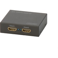 Digitus DS-46304 ripartitore video HDMI 2x HDMI, Splitter HDMI Nero, HDMI, 2x HDMI, 4096 x 2160 Pixel, Nero, 36 bit, 5 V