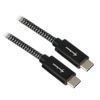 Sharkoon Cavo USB 3.2 Gen 2, connettore USB-C > connettore USB-C Nero/grigio