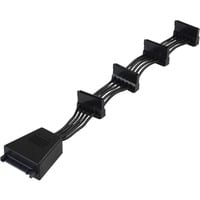 SilverStone CP06 cavo SATA Nero, Cavo a Y Nero