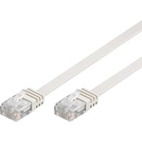 goobay 93358 cavo di rete Bianco 1 m Cat5e U/UTP (UTP) bianco, 1 m, Cat5e, U/UTP (UTP), RJ-45, RJ-45