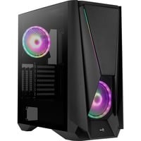 Aerocool Visor Midi Tower Nero, Chassis Tower Nero, Midi Tower, PC, Nero, ATX, EATX, micro ATX, Mini-ITX, Acrilonitrile butadiene stirene (ABS), SPCC, Acciaio, Gaming
