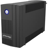 BlueWalker Basic VI 650 SB A linea interattiva 0,65 kVA 360 W 2 presa(e) AC, UPS Nero, A linea interattiva, 0,65 kVA, 360 W, 162 V, 290 V, 50/60 Hz