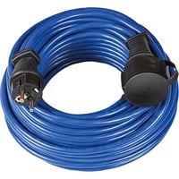 Brennenstuhl 1169820 prolunghe e multiple 25 m 1 presa(e) AC, Cavo di prolunga blu, 25 m, 1 presa(e) AC, IP44, Blu