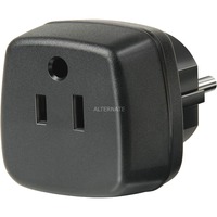 Brennenstuhl 1508520 adattatore e invertitore Interno Nero, Adattatore presa Nero, Universale, Interno, Nero, 48 mm, 45 mm, 65 mm