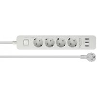 DeLOCK 11206 prolunghe e multiple 1,5 m 4 presa(e) AC Interno Bianco, Ciabatta bianco, 1,5 m, 4 presa(e) AC, Interno, Tipo F, Tipo F, Bianco