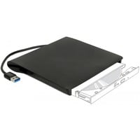 DeLOCK 42603 box per lettore ottico 13,3 cm (5.25") SATA III Nero, Disk enclosure Nero, 13,3 cm (5.25"), SATA III, Initio INIC-3619, 5 Gbit/s, USB, Ogni marca