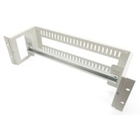 Digitus 483 mm (19“) DIN Rail Holder, 3U, Instradamento dei cavi grigio, 3U, Guida per scaffale, Grigio, Acciaio, 3U, 19", Turchia