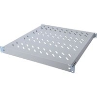 Digitus Ripiano con rotaie per il montaggio variabili per installazione fissa su armadi da 483 mm (19"), Il vano inferiore grigio, Grigio, 50 kg, 1U, Turchia, 48,3 cm (19"), 482 mm