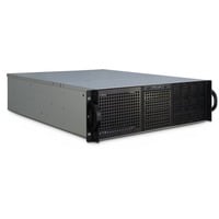 Inter-Tech 3U-30240 Supporto Nero, Server case Nero, Supporto, Server, Nero, ATX, Flex-ATX, micro ATX, Mini-ATX, Mini-ITX, Acciaio, 3U