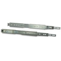 Inter-Tech 88887195 porta accessori, Rotaie di montaggio argento, Argento, 30 kg, 1U, 45,7 cm (18"), 135 mm, 45 mm