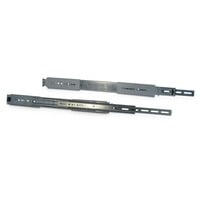 Inter-Tech 88887204 porta accessori Kit di guide per scaffale, Rotaie di montaggio argento, Kit di guide per scaffale, Metallico, Acciaio, 30 kg, 48,3 cm (19"), 13 mm