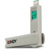 Lindy 40426 clip sicura Bloccaporte + chiave USB tipo-C Verde 5 pz, Sicurezza verde, Bloccaporte + chiave, USB tipo-C, Verde, 5 pz, 10 g